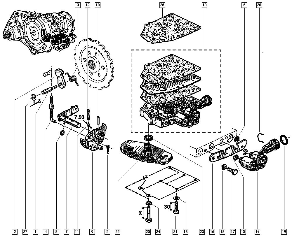 RENAULT 77 03 065 118 - Уплотнительное кольцо, гидравлический фильтр parts5.com