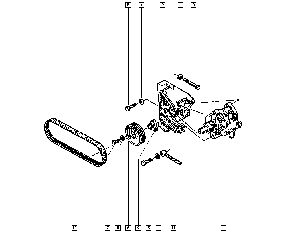 RENAULT 77 00 271 218 - Поликлиновой ремень parts5.com