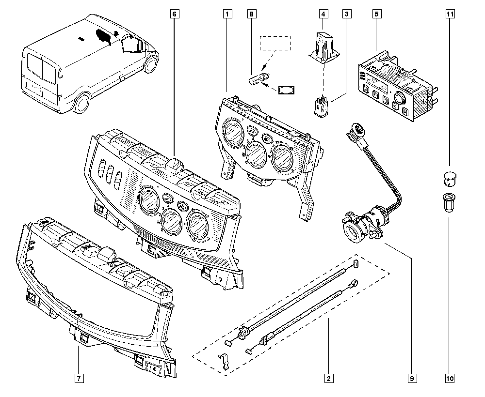 Opel 7701473284 - Регулировочный элемент, смесительный клапан parts5.com