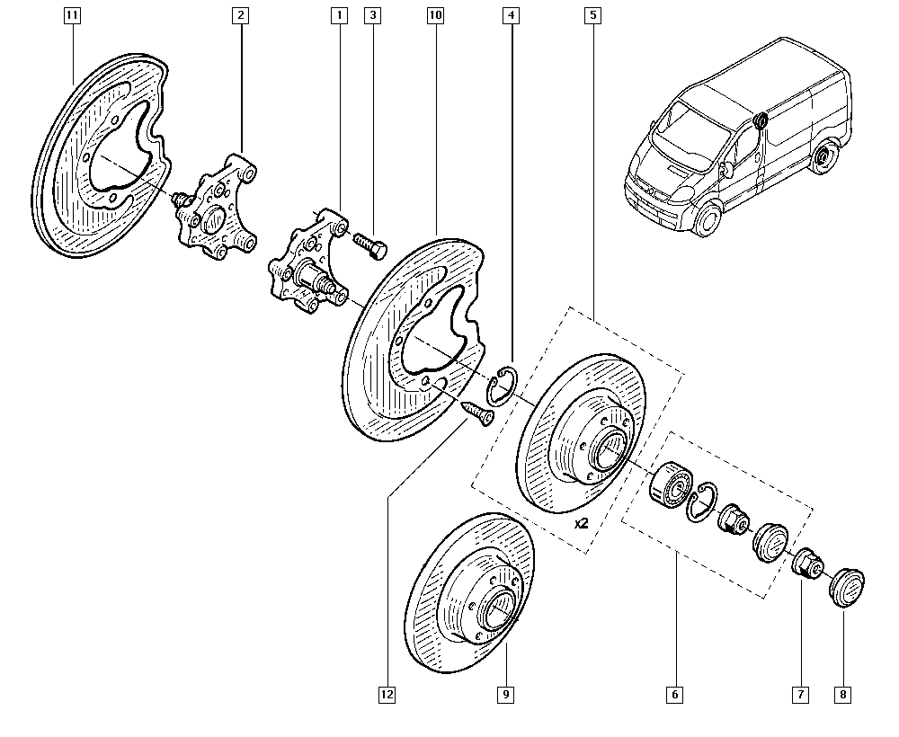 RENAULT 8200655506 - Комплект подшипника ступицы колеса parts5.com