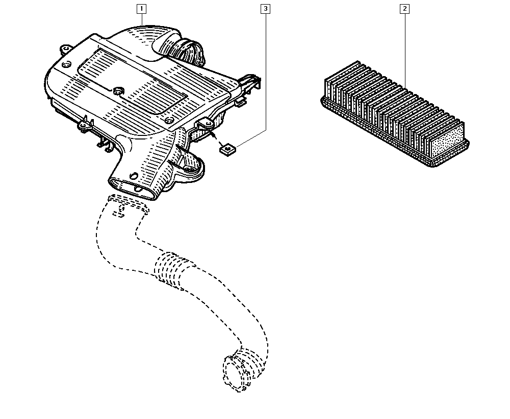 RENAULT TRUCKS 77 01 477 096 - Воздушный фильтр parts5.com