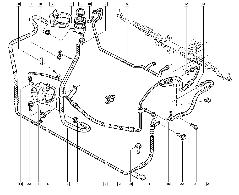 RENAULT 49110-0246R - Гидравлический насос, рулевое управление, ГУР parts5.com