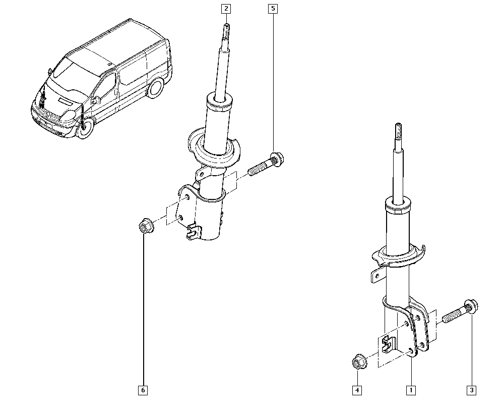 DACIA 7703034268 - Опора стойки амортизатора, подушка parts5.com