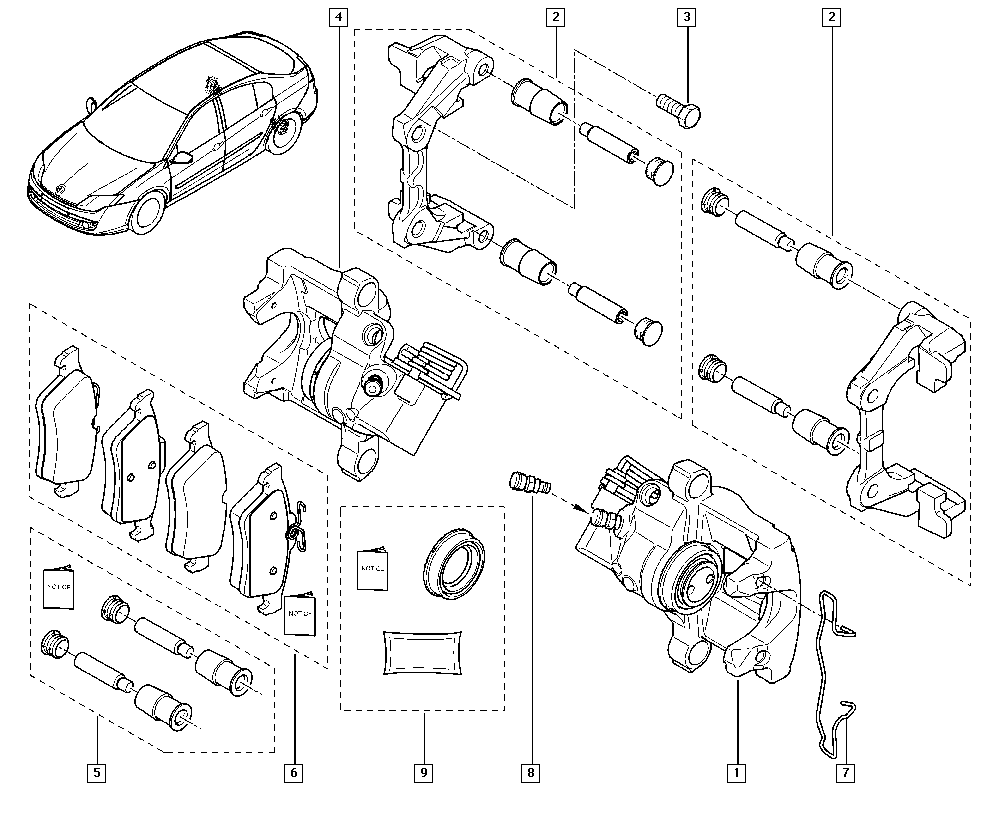 RENAULT TRUCKS 440010014R - Ремкомплект, тормозной суппорт parts5.com