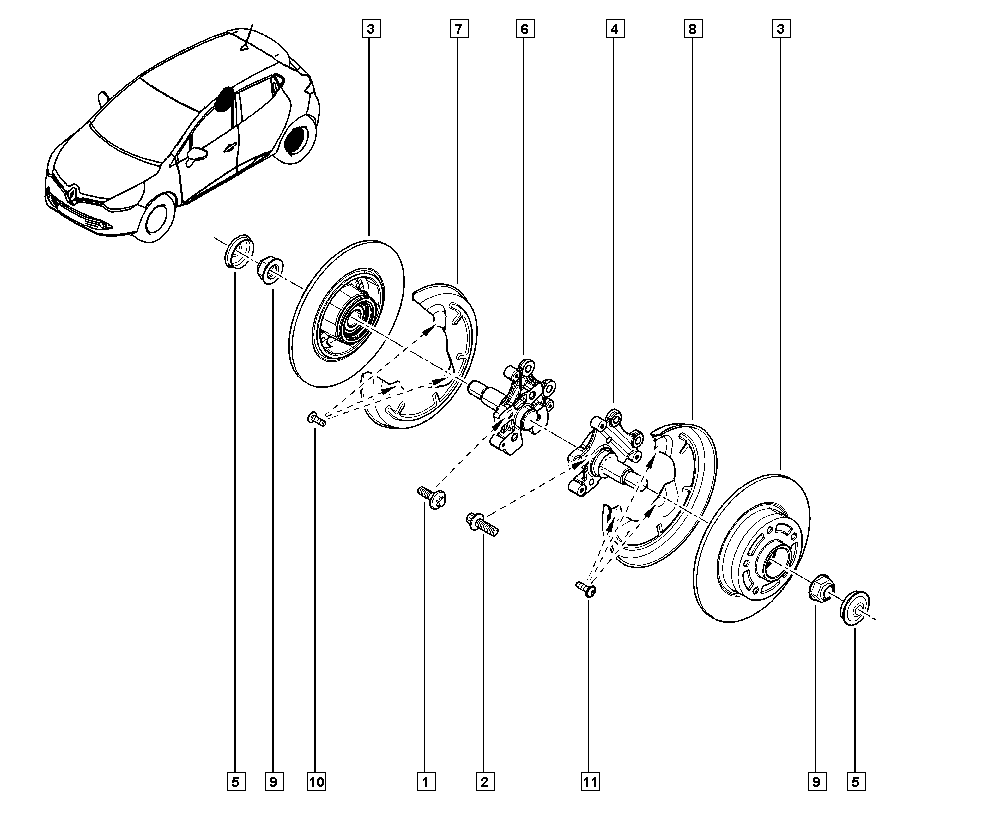 RENAULT 432007556R - Тормозной диск parts5.com