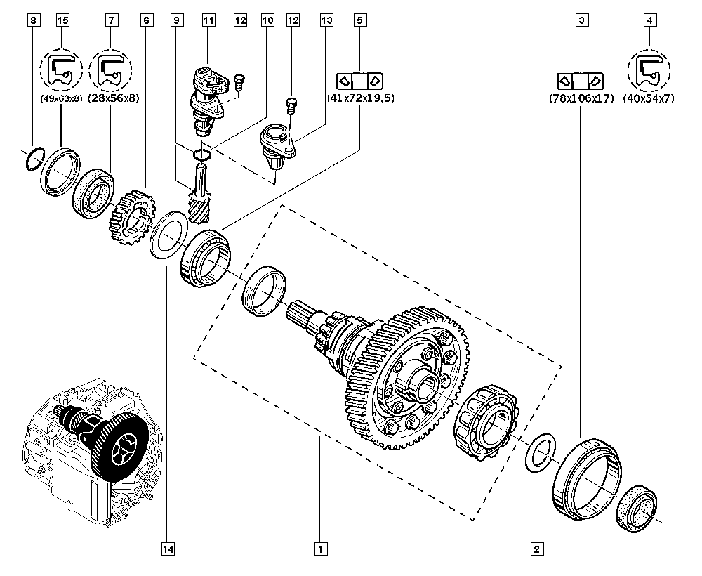 RENAULT TRUCKS 96 35 057 280 - Датчик RPM, частота вращения двигателя parts5.com