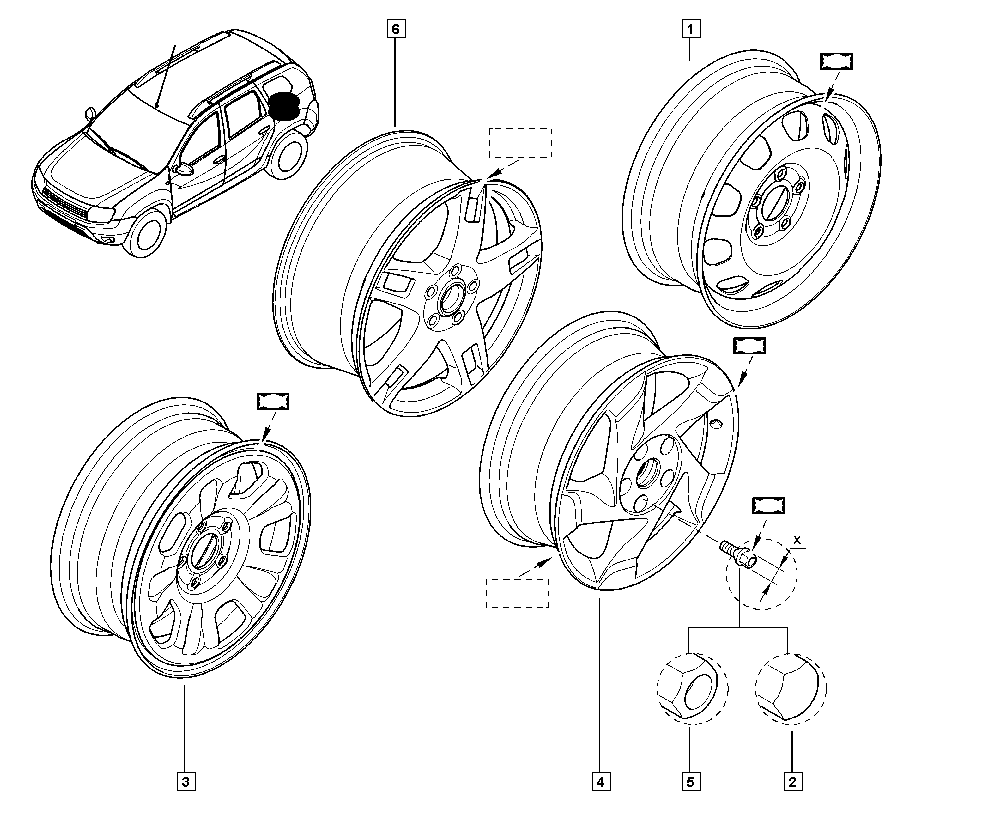 RENAULT 403000414R - Колесный диск parts5.com