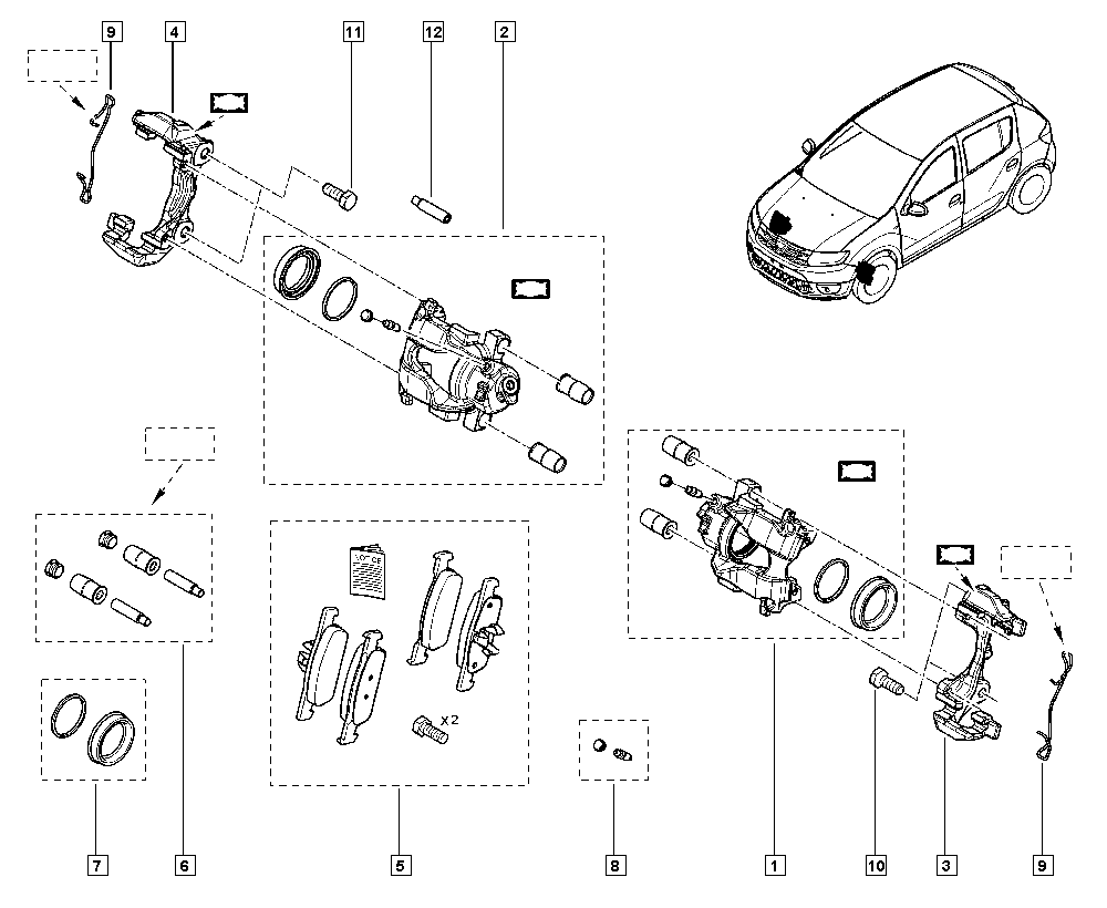 LADA 6001549808 - Spring, disc brake pad parts5.com