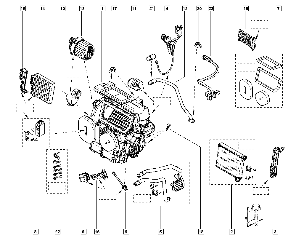 RENAULT 272006925R - Шарнирный комплект, ШРУС, приводной вал parts5.com