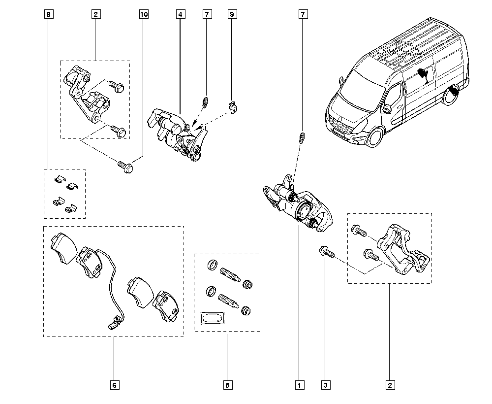 RENAULT 440608697R - Тормозные колодки, дисковые, комплект parts5.com