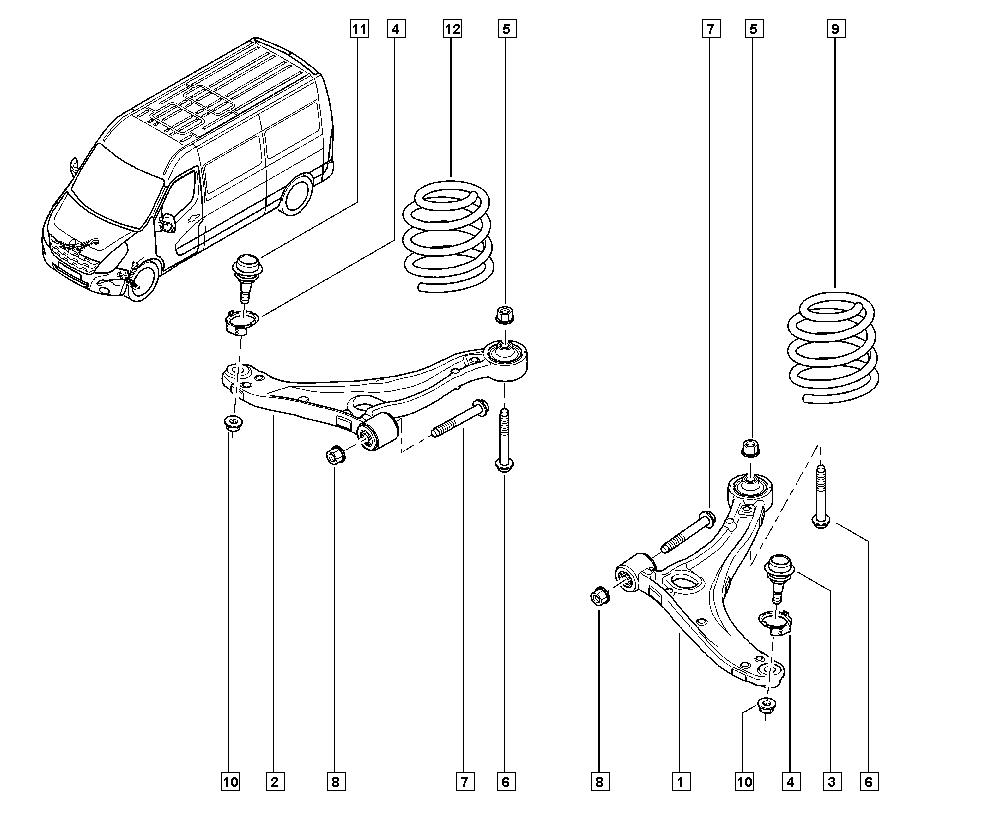 Opel 8200688871 - Рычаг подвески колеса parts5.com