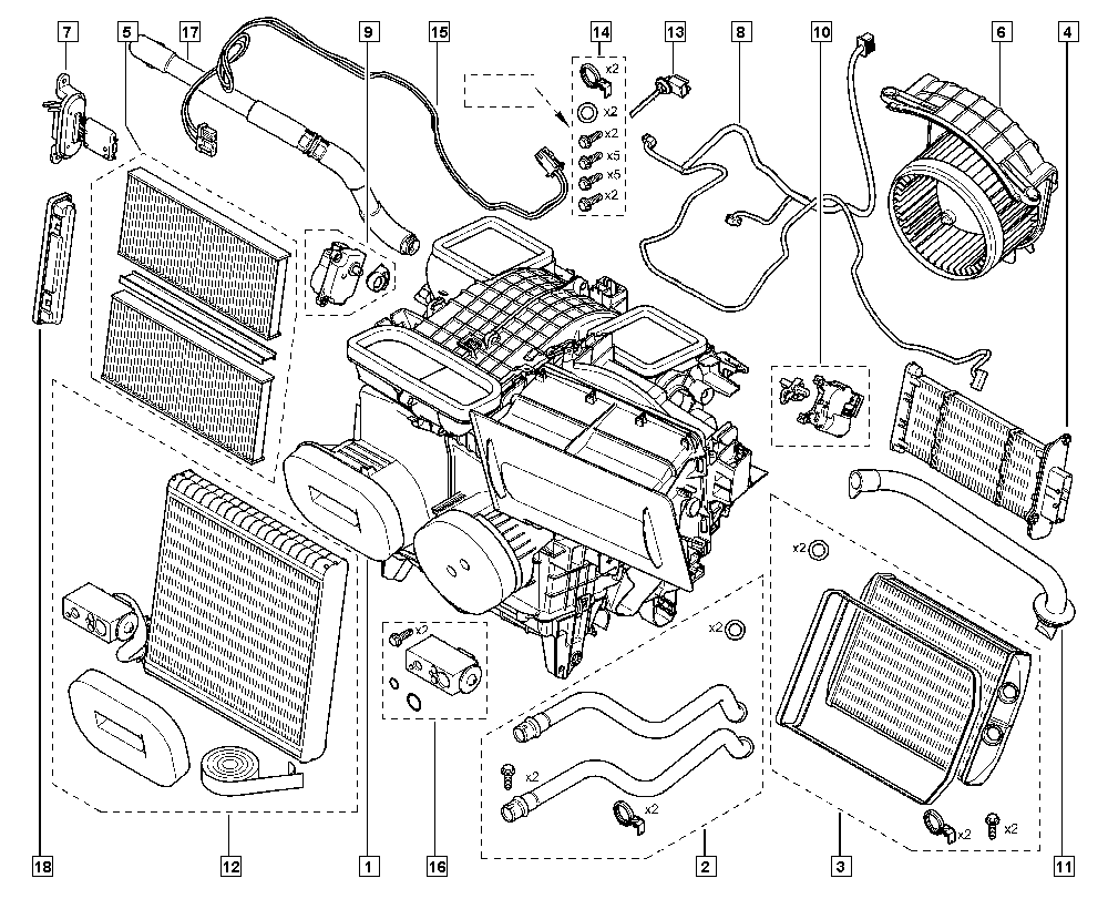 RENAULT 82 01 676 037 - Регулировочный элемент, актуатор, угол наклона фар parts5.com