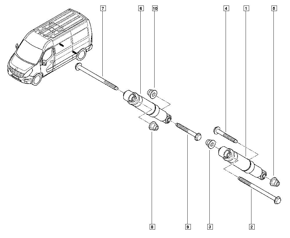 RENAULT TRUCKS 562109362R - Амортизатор parts5.com