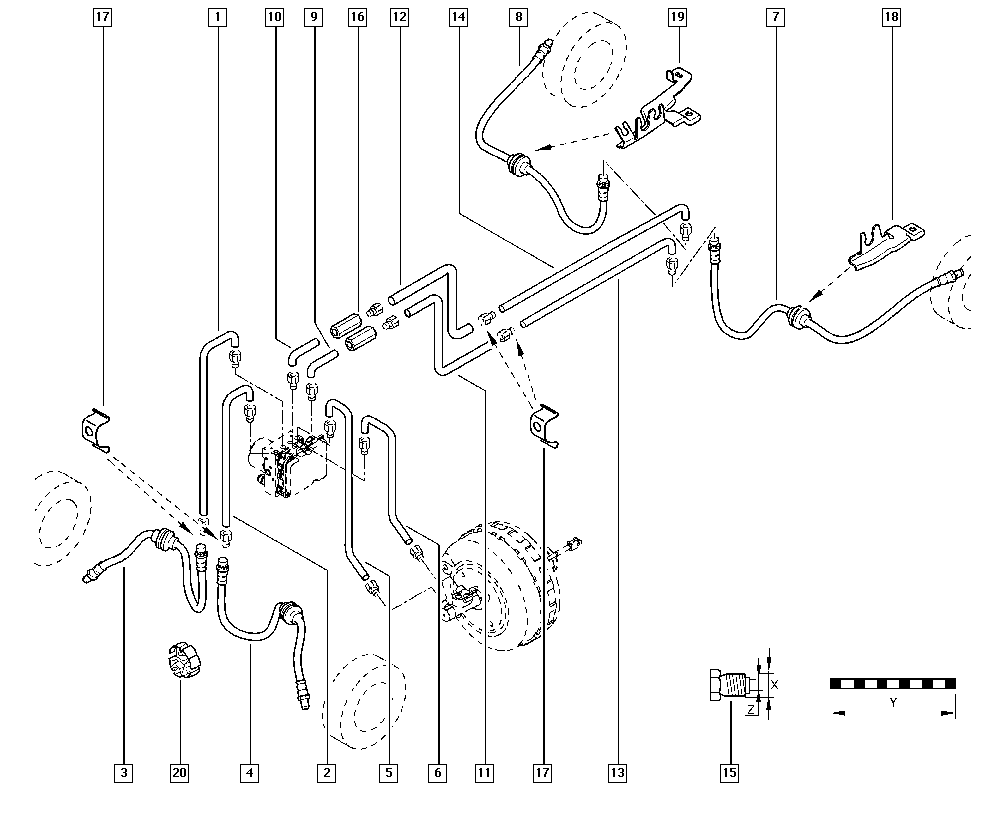 RENAULT 46 21 026 38R - Тормозной шланг parts5.com