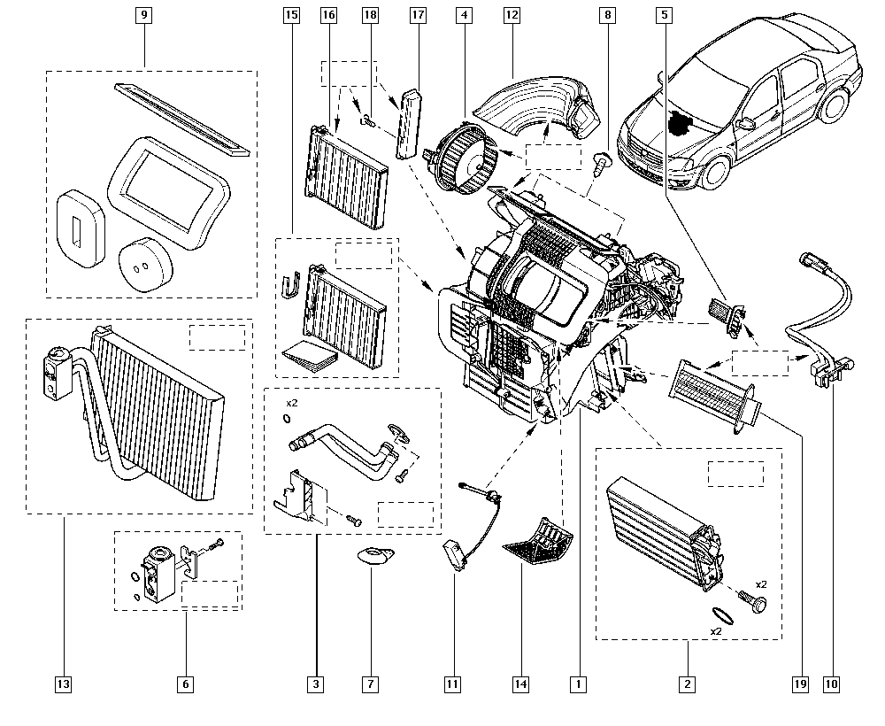 LADA 6001547682 - Расширительный клапан, кондиционер parts5.com