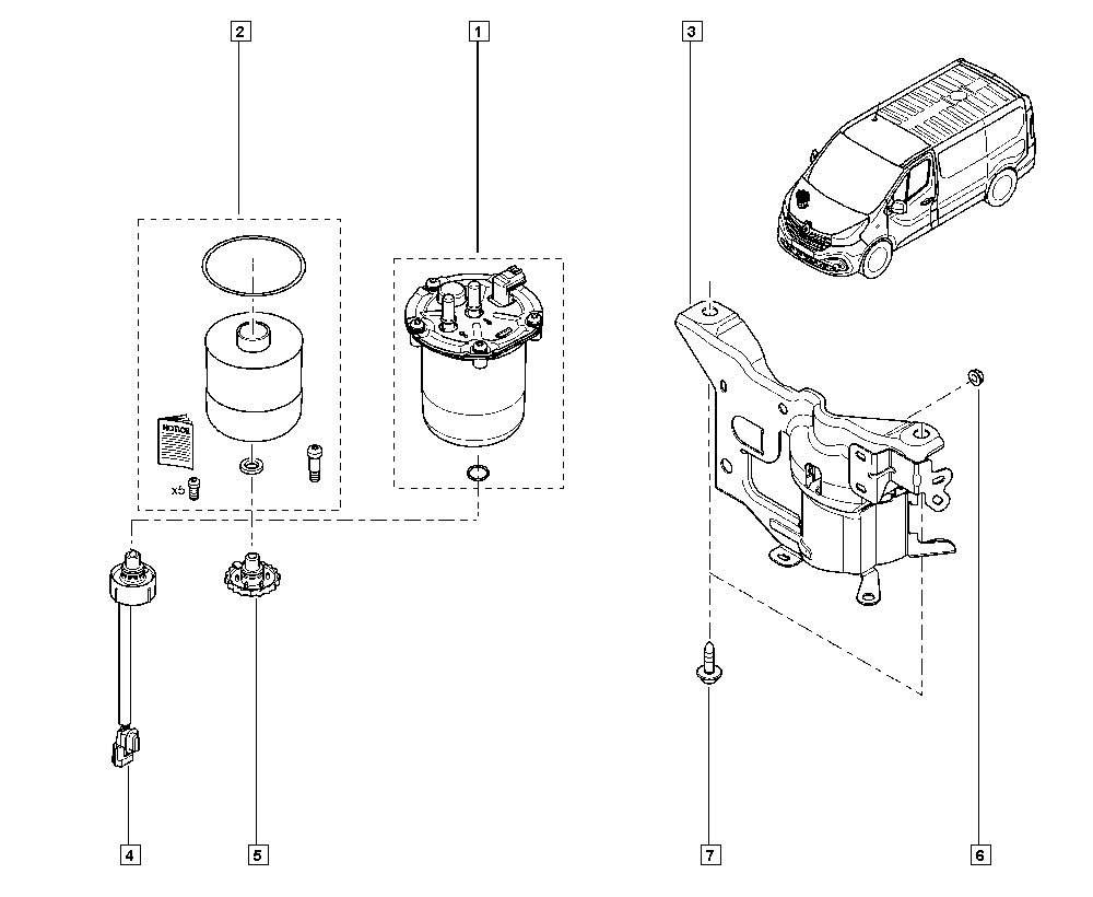 RENAULT TRUCKS 16 40 041 69R - Топливный фильтр parts5.com