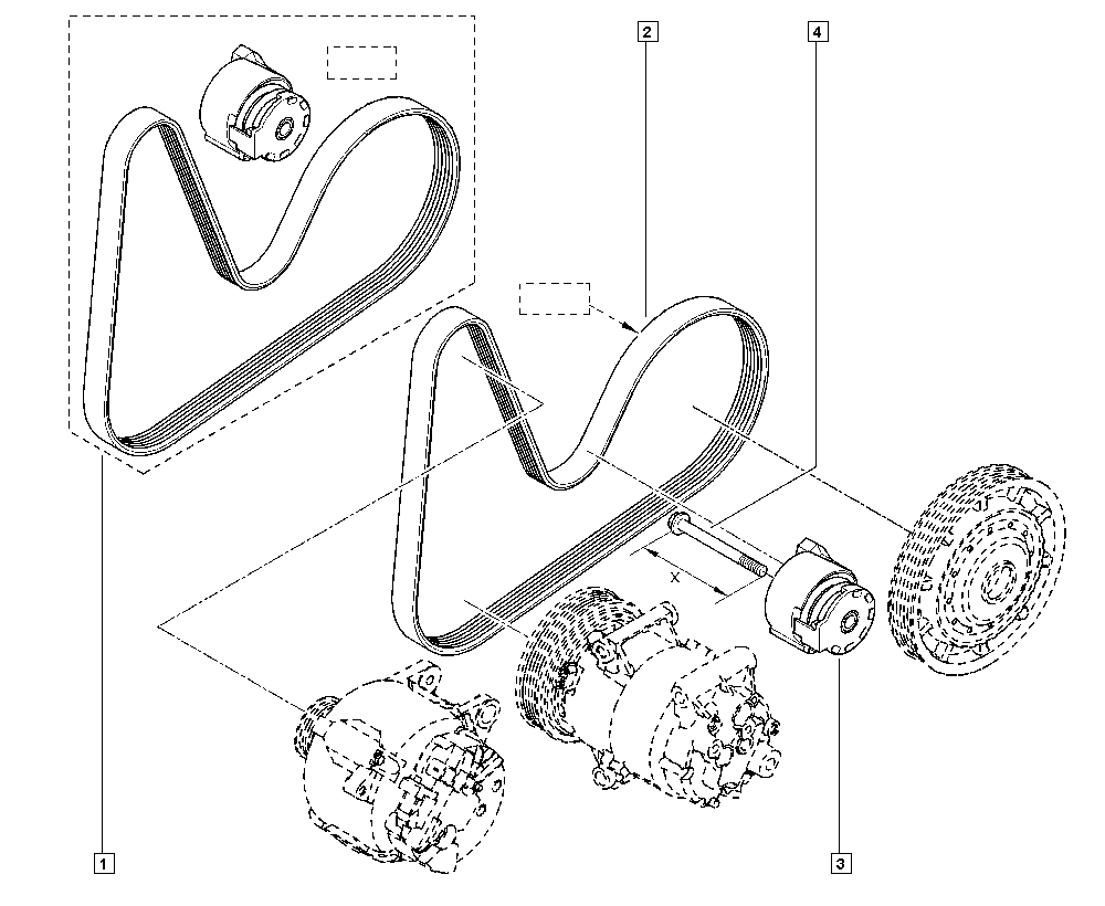 DACIA 117503662R - Направляющий ролик, поликлиновый ремень parts5.com