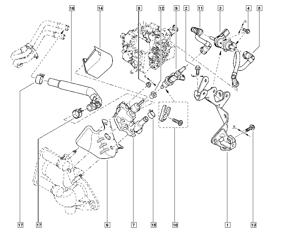 RENAULT 7703083469 - Лампа накаливания, фара дневного освещения parts5.com