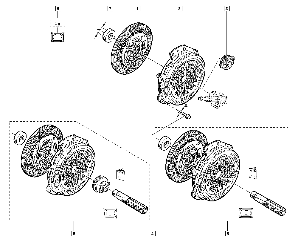 DACIA 77 01 477 018 - Комплект сцепления parts5.com