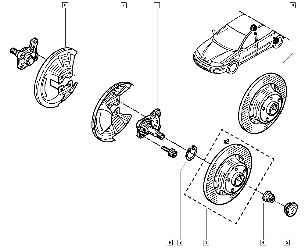 RENAULT TRUCKS 8200367094 - Тормозной диск parts5.com