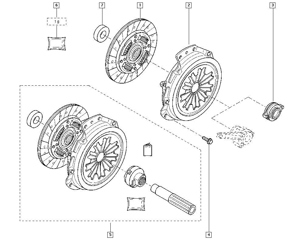 RENAULT 82 00 507 366 - Диск сцепления, фрикцион parts5.com