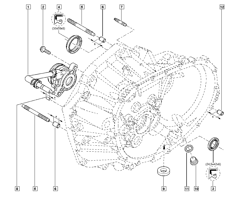 DACIA 30 62 059 74R - Центральный выключатель, система сцепления parts5.com