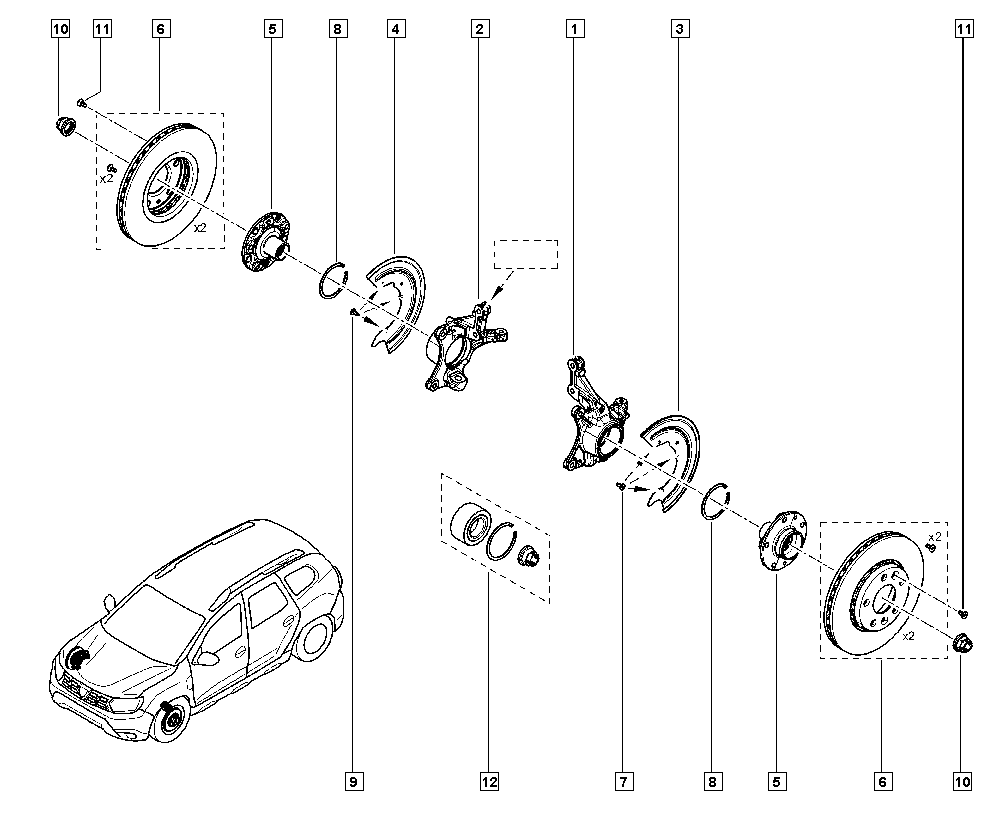 RENAULT 40 20 697 41R - Тормозной диск parts5.com