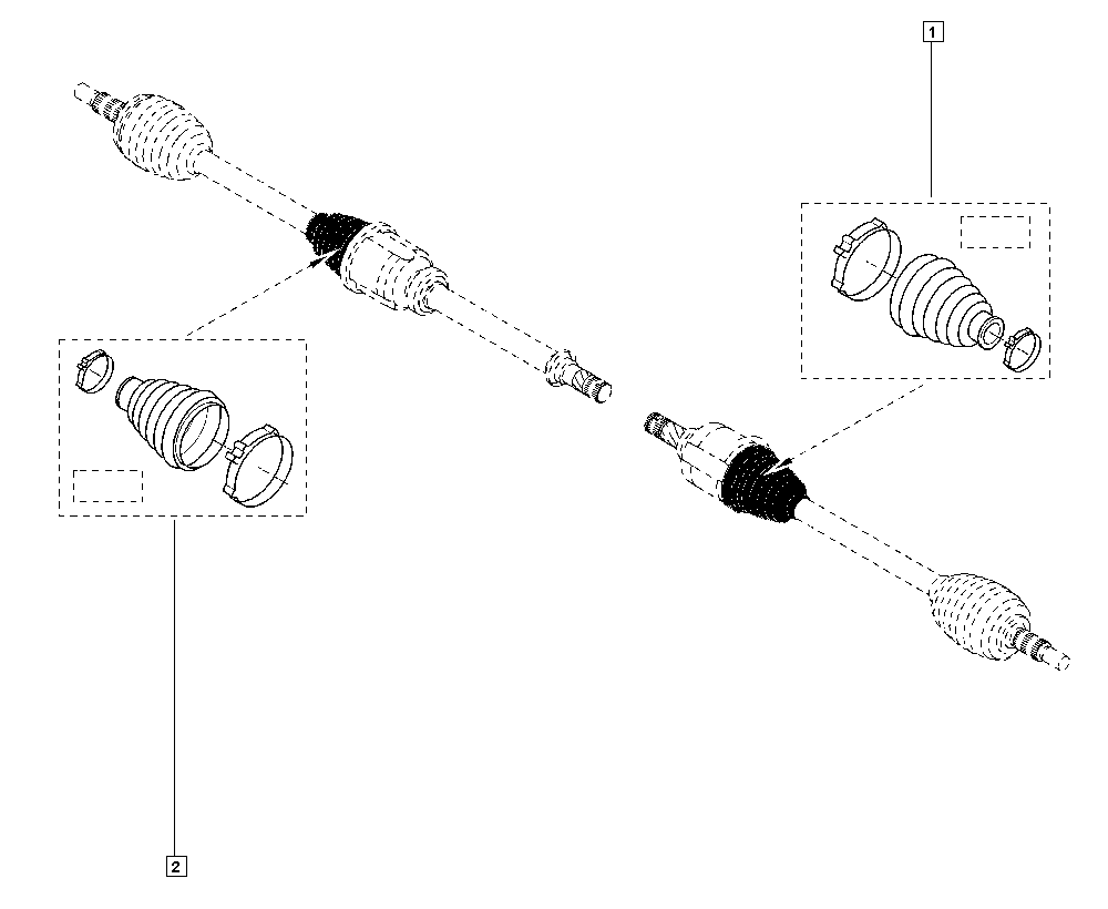 RENAULT 397411935R - Приводной вал parts5.com