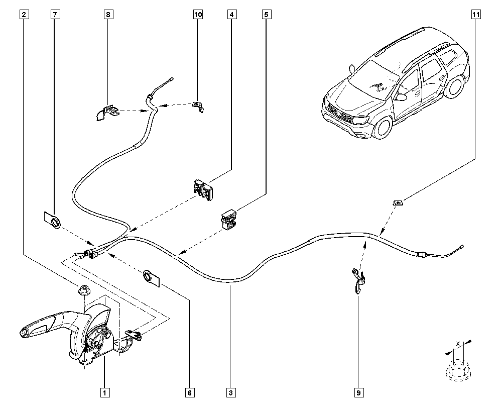 RENAULT 77 03 034 256 - Гайка, выпускной коллектор parts5.com