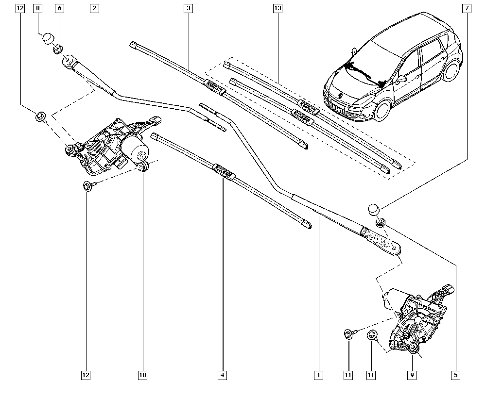 RENAULT TRUCKS 288903710R - Щетка стеклоочистителя parts5.com