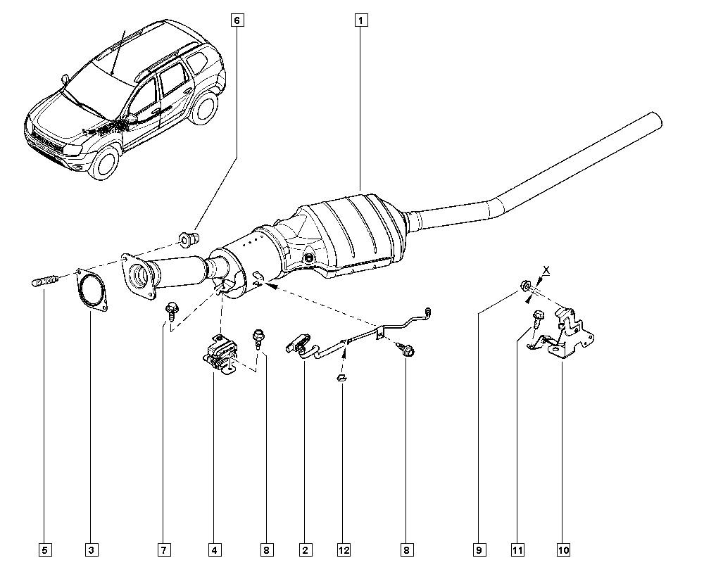 RENAULT 208150018R - Датчик, давление выхлопных газов parts5.com