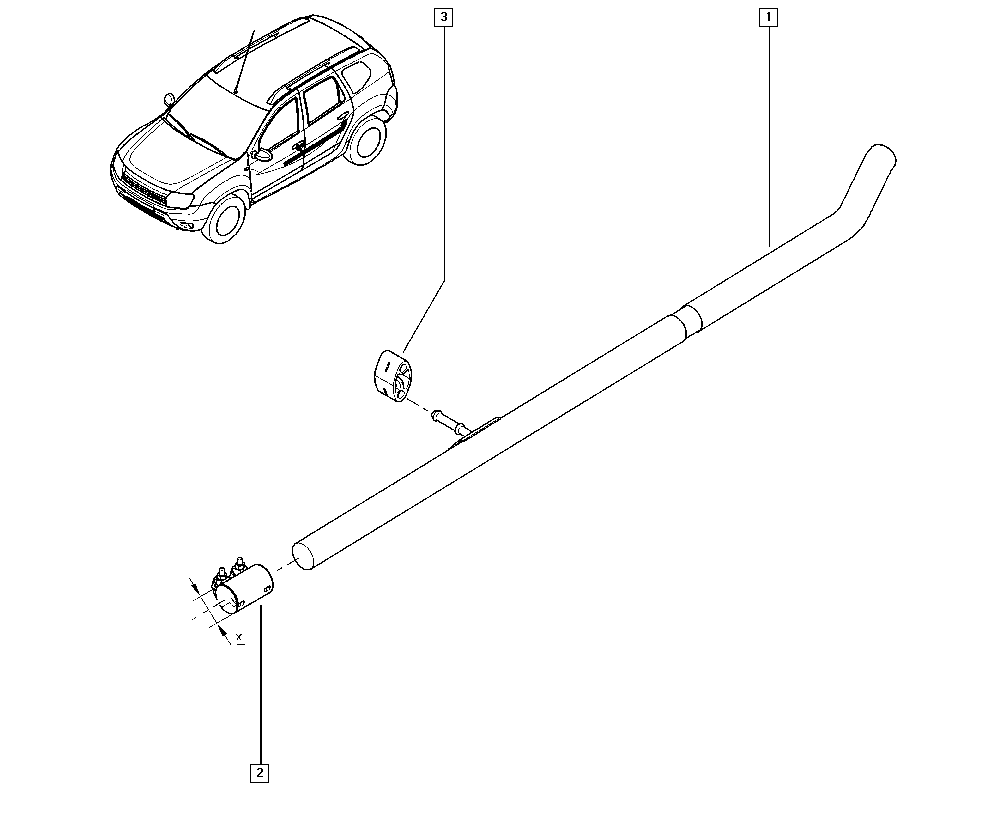 RENAULT 200105074R - Труба выхлопного газа parts5.com