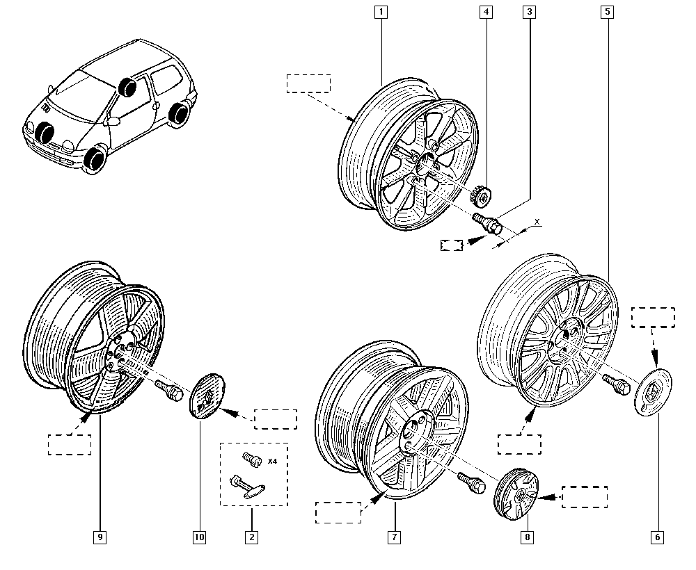 RENAULT 8200473319 - Wheel Stud parts5.com