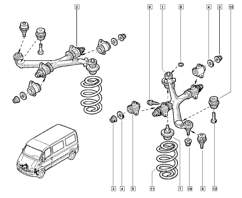 Vauxhall 7701056970 - Шаровая опора, несущий / направляющий шарнир parts5.com