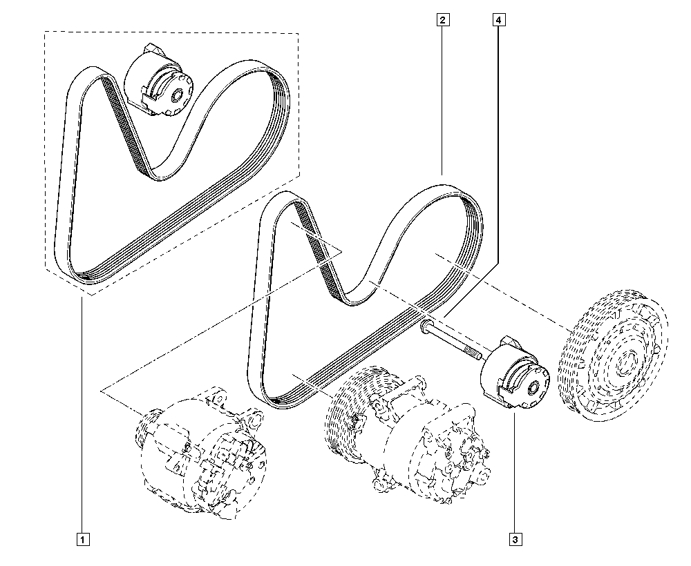 NISSAN 11720-2495R - Поликлиновый ременный комплект parts5.com