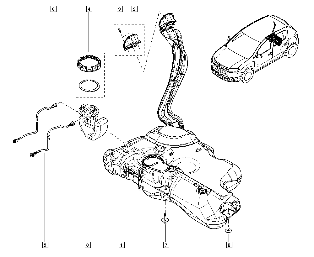 DACIA 172020371R - MODULE-PUMP GAUGE parts5.com