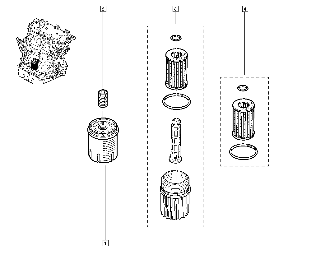 DACIA 82 00 257 642 - Масляный фильтр parts5.com