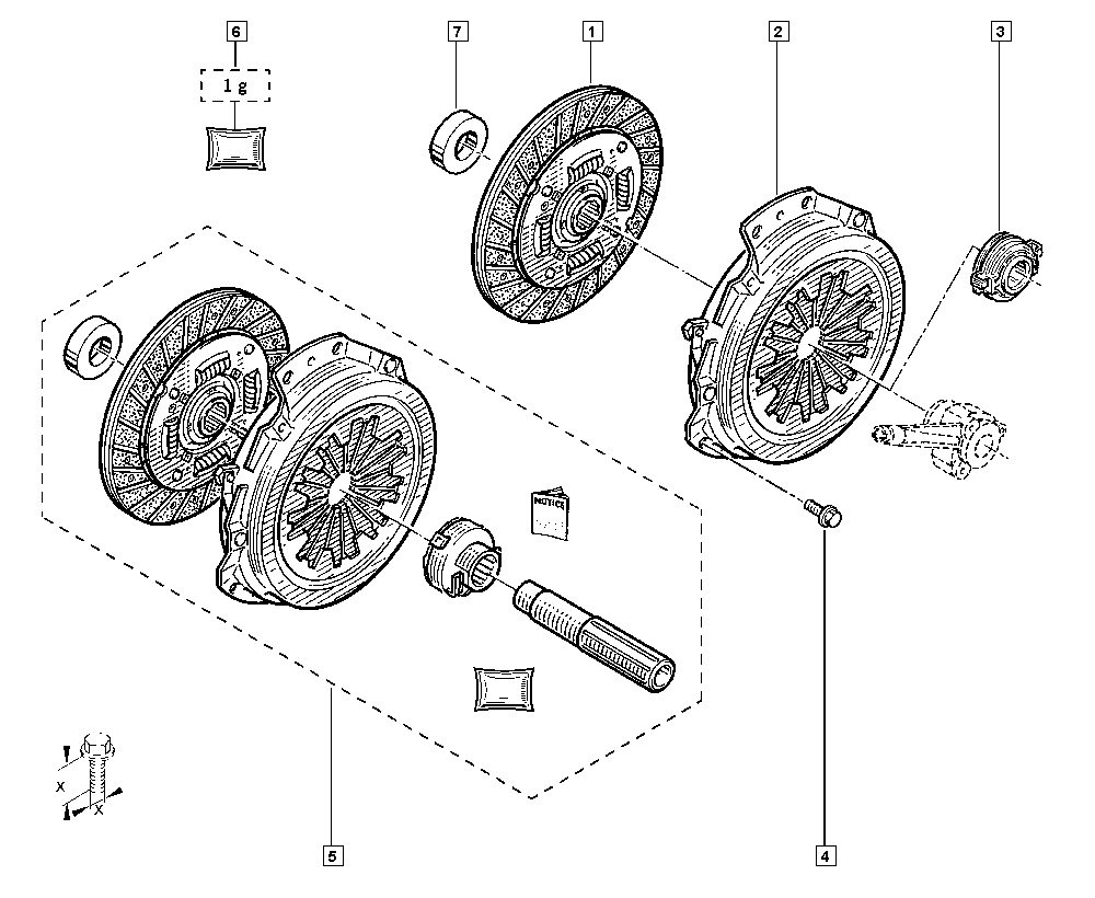 RENAULT 82 00 438 307 - Диск сцепления, фрикцион parts5.com