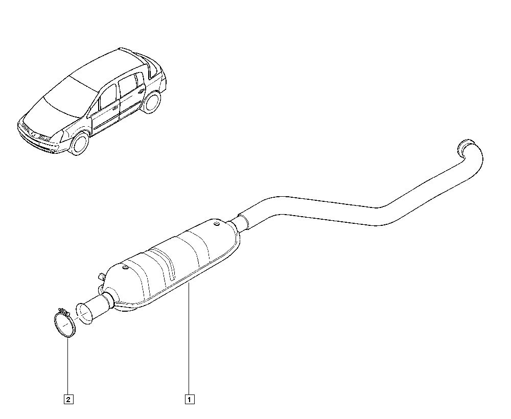 Alfa Romeo 8200157364 - Соединительные элементы, система выпуска parts5.com