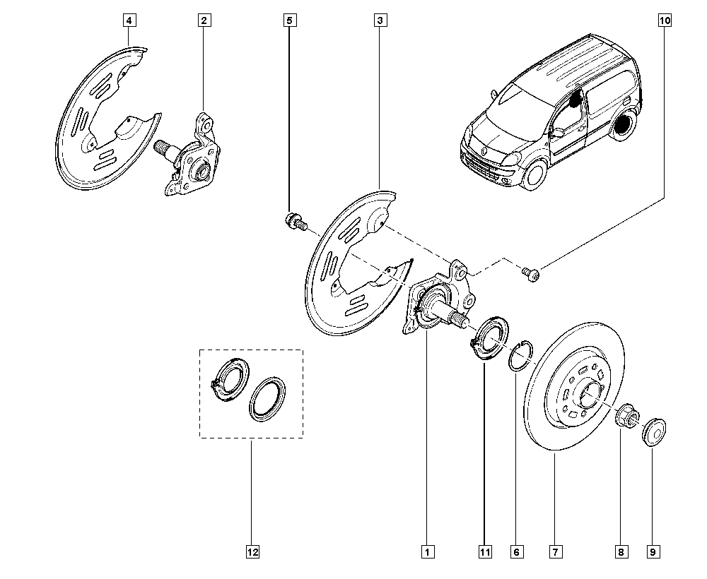 RENAULT 43 20 250 57R - Тормозной диск parts5.com