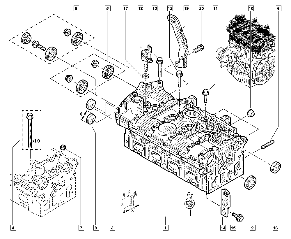 DACIA 82 00 642 783 - Регулирующий клапан, выставление распределительного вала parts5.com