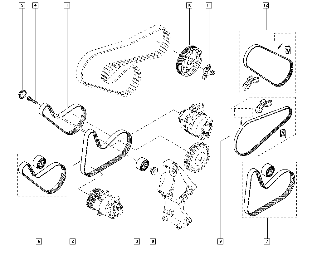 NISSAN 11720-5930R - Поликлиновой ремень parts5.com