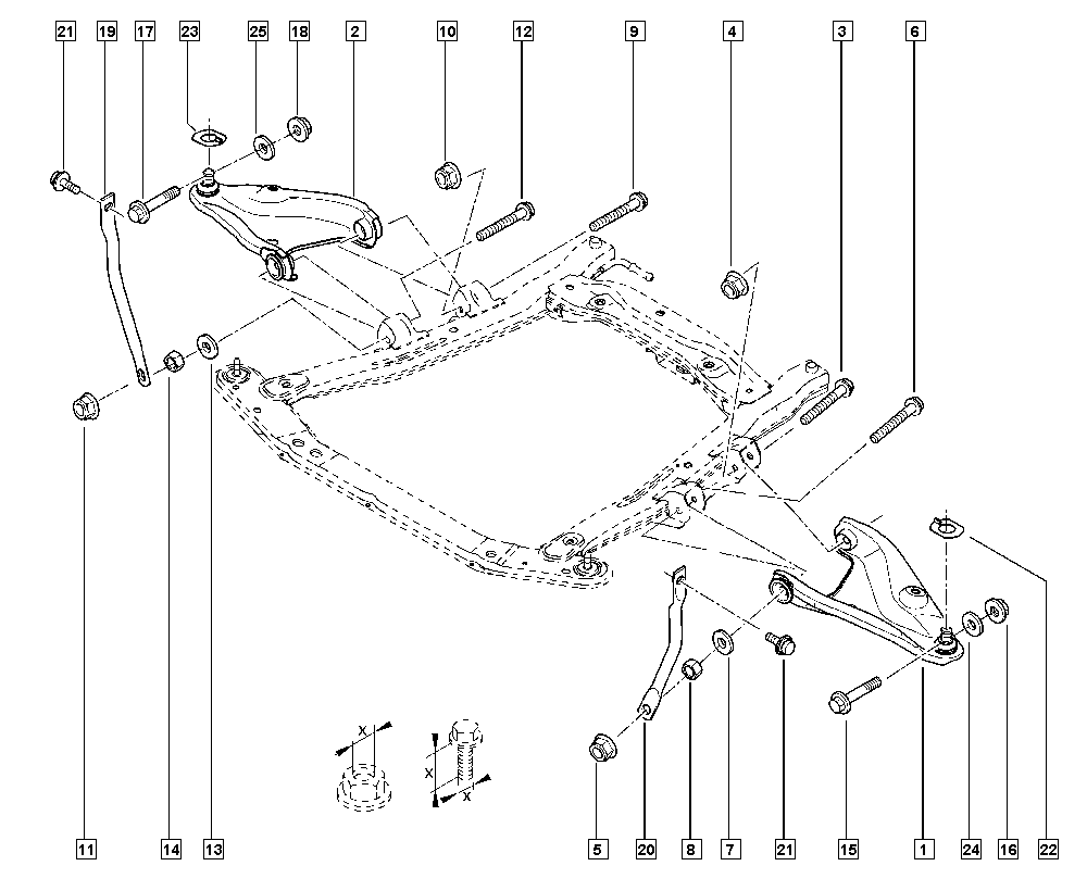 RENAULT 545001064R - Рычаг подвески колеса parts5.com