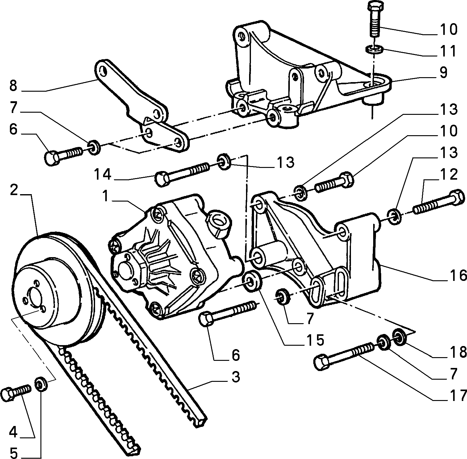 Lancia 71739912 - Клиновой ремень, поперечные рёбра parts5.com