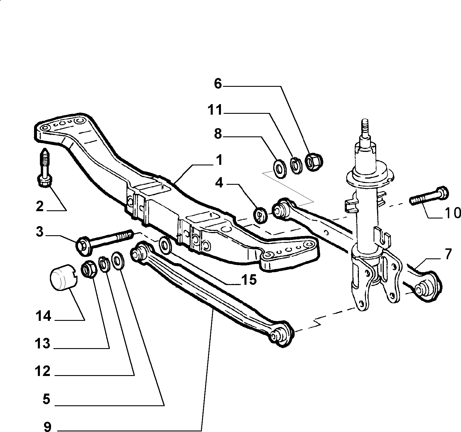 Lancia 51749713 - Track Control Arm parts5.com