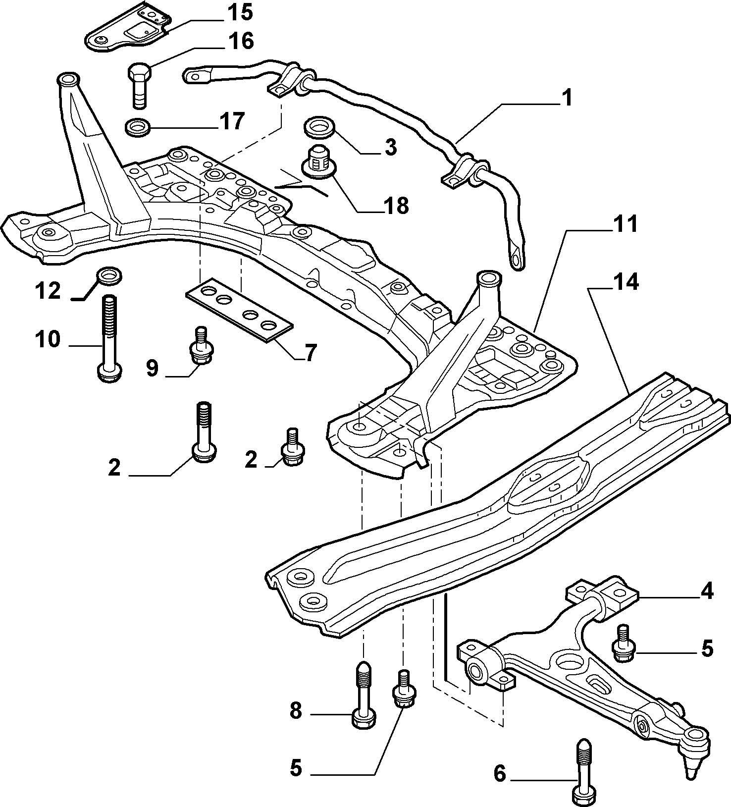 Alfarome/Fiat/Lanci 60652466 - Сайлентблок, рычаг подвески колеса parts5.com