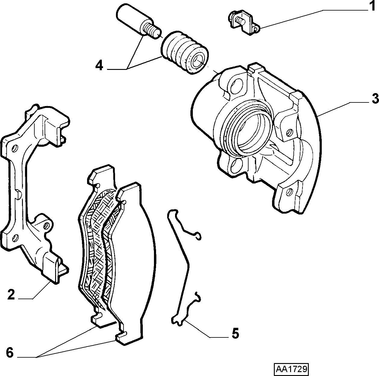 FIAT 77362254 - Тормозные колодки, дисковые, комплект parts5.com