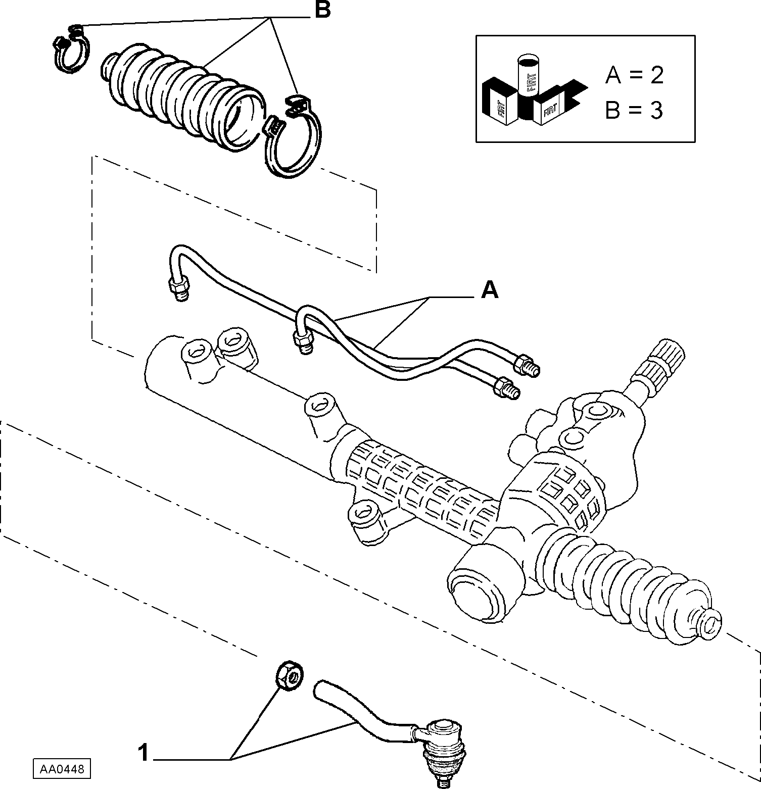 FIAT 994 7920 - Наконечник рулевой тяги, шарнир parts5.com