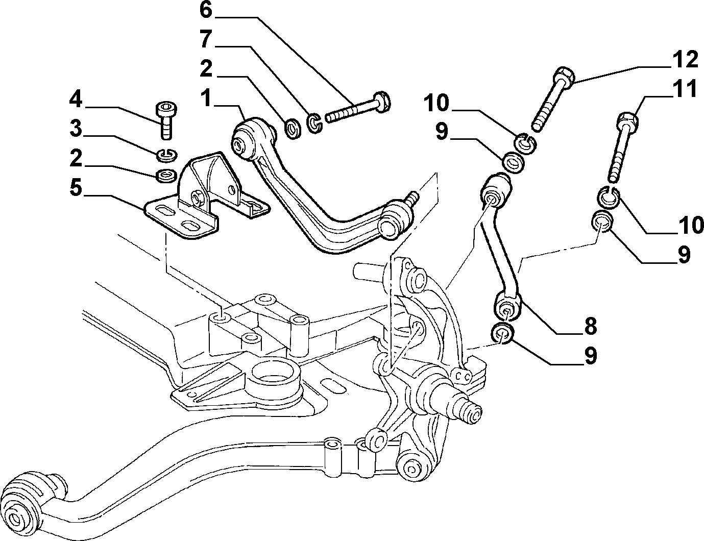 FIAT 60628307 - Рычаг подвески колеса parts5.com