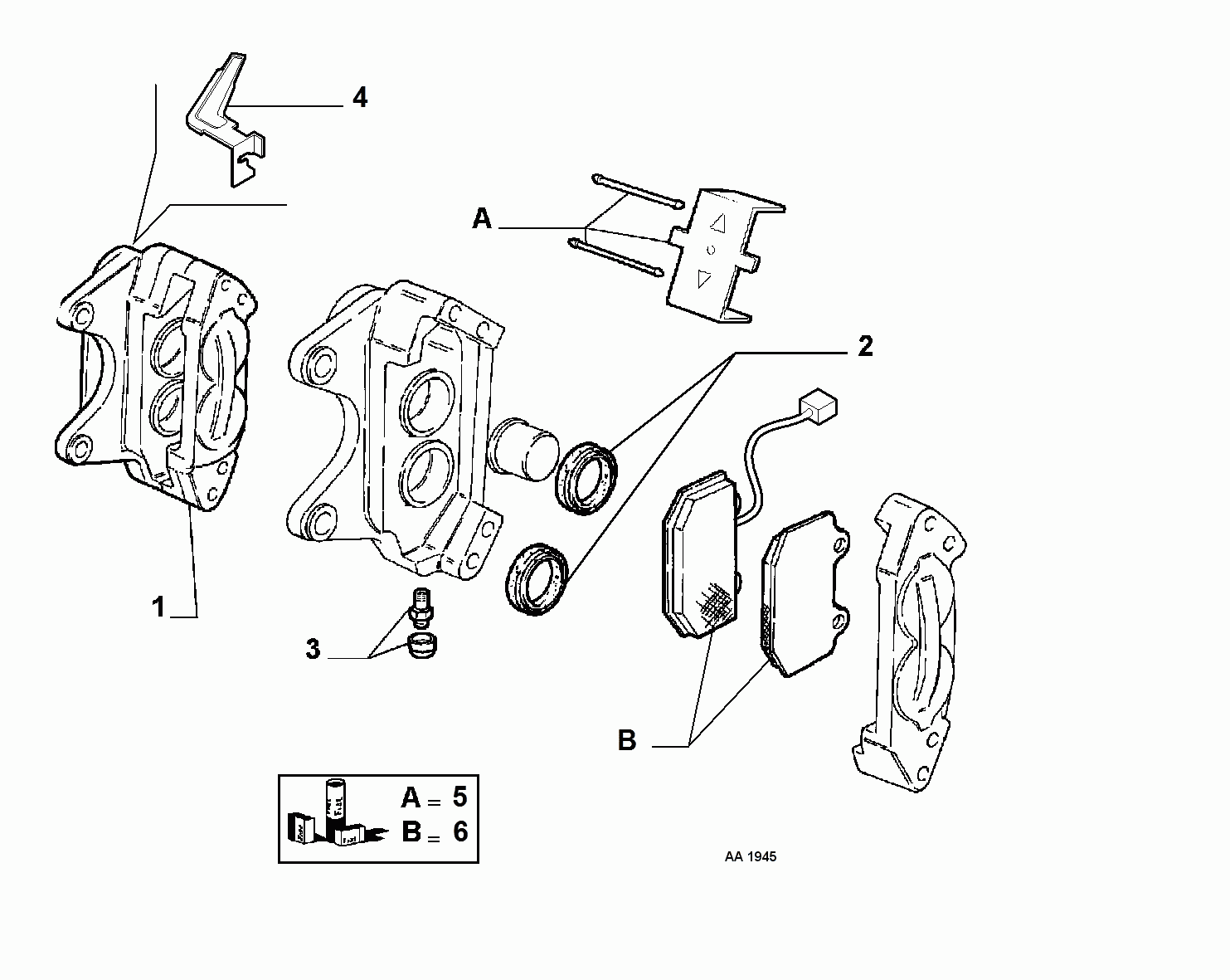 Alfa Romeo 77363539 - Комплектующие для колодок дискового тормоза parts5.com